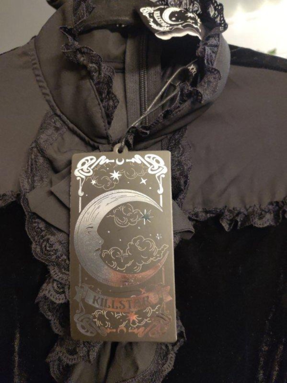 Killstar Lost Girl Ruffled Velvet Victorian Dress XXL NWT - Picture 3 of 4